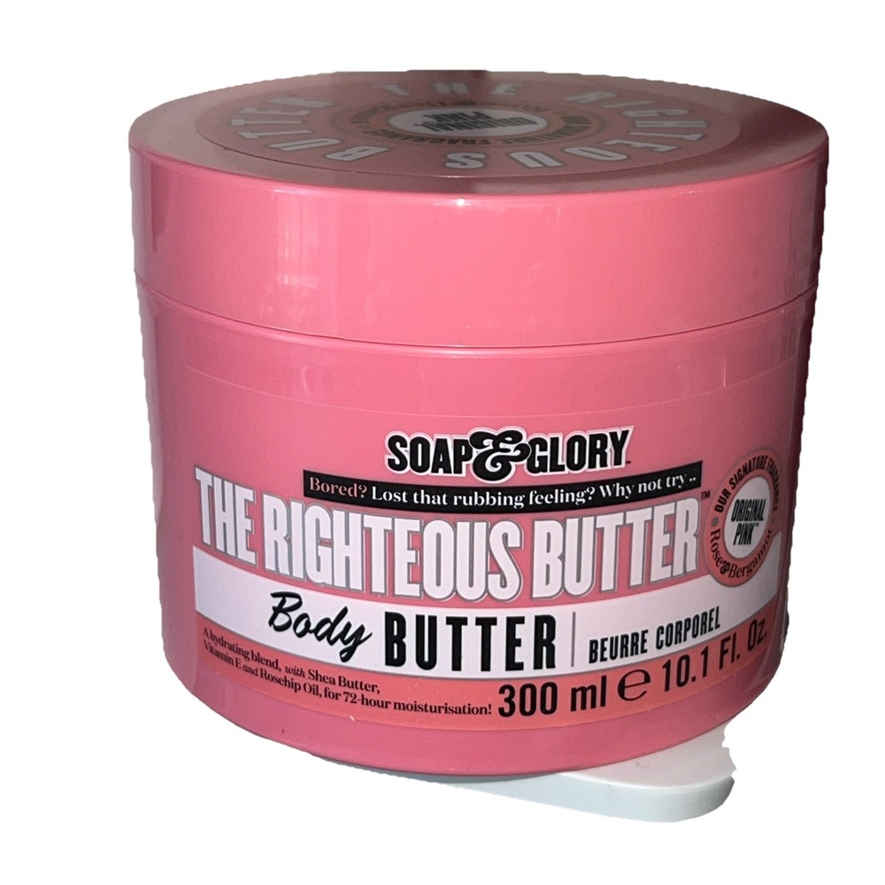 Soap & Glory The Righteous Butter Original Pink‎ Rose & Bergamot 10.1oz 300ml